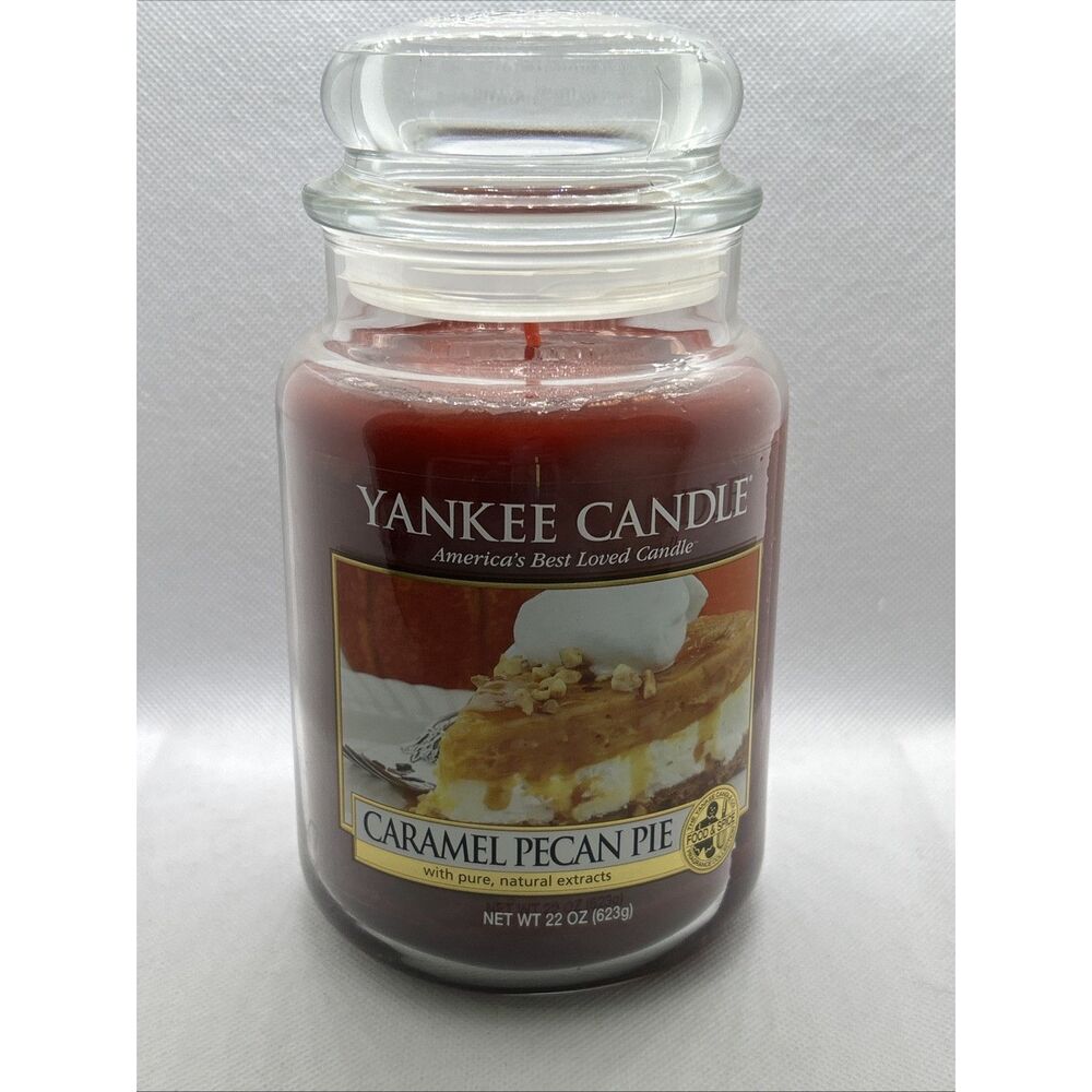 Yankee Candle Caramel Pecan Pie 22oz Large Jar